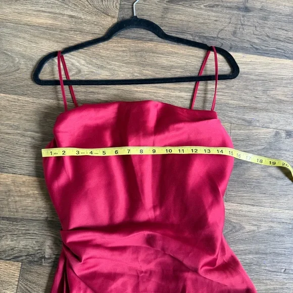 House of CB Anja Satin Corset Midi Dress Size Medium - Picture 8 of 10